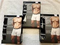 Nike Men's Boxer Shorts Underwear 3 Pack, Black, Size S/M/L/XL Premium Gift Sale