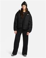 Nike Women Black Therma-Fit Essential Sportswear Puffer Coats Size M - M Regular