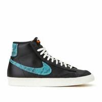 NIKE BLAZER MID '77 VINTAGE REPTILE - BLACK / AQUA / SAIL - CI1176 001 - UK 5