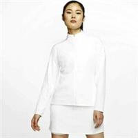 Nike Dri-FIT UV 40+ Full Zip Zip Pockets Golf Jacket Women's Size L XL White - L Regular