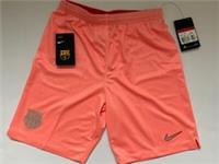 NIKE BARCELONA YOUTH THIRD FOOTBALL SHORTS BOYS PINK SIZE 12-13YRS 147-158CM