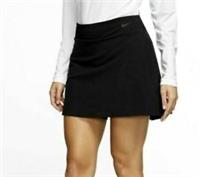 Nike Flex UV 40+ Golf 15" long Skort Tennis Skirt Women's Size M L XL Black - L Regular