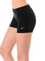 NIKE Epic Lux 2.5" Running Shorts Women's Size L Black