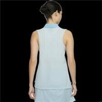 NIKE DRI-FIT ACE SLEEVELESS JACQUARD GOLF POLO Women's Size XS L XL Obsidian - L Regular