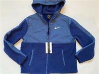 NIKE GIRLS THERMA HOODIE FULL ZIP SWEATSHIRT TRAINING BV3097-492 BLUE - L - XL