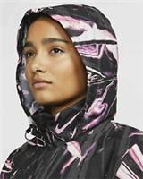 Nike SHIELD Water Proof Running Jacket Women's Size XS, S Black Print - XS Regular