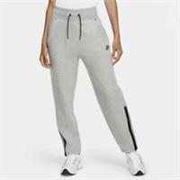 Nike Tech Fleece Women's High Waist ZIP HEMS Trousers Size M, L, XL Grey Heather - M, L, XL Regular