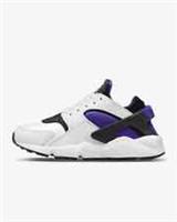 NIKE AIR HUARACHE OG - WHITE / PURPLE PUNCH / BLACK - DH4439 105 - UK 6, 6.5, 7