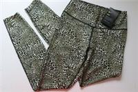 NIKE ONE TIGHT FIT LEOPARD PRINT 7/8 TRAINING TIGHTS BLACK CK3072-010 WOMEN XS M - M Regular