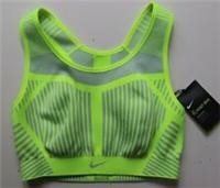 NIKE FE/NOM FLYKNIT HIGH SUPPORT SPORTS TRAINING BRA VOLT AJ4047-702 WOMEN XS L - L Regular