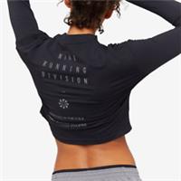NIKE POWER RUN DIVISION RUNNING LONG SLEEVE CROP TOP AJ0007-010 WOMEN XS L XL - L Regular