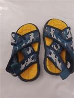 Nike Toddler Boy Beach Shoe. Camouflage Blue. Rubber Sole. Elastic. Size...