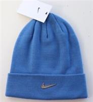 NIKE SWOOSH JUST DO IT STRETCH KNIT BEANIE HAT BLUE DA1997-489 YOUTH GIRLS BOYS