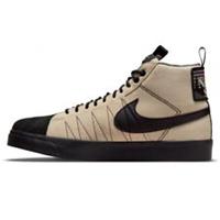 NIKE SB ZOOM BLAZER MID PRM - RATTAN BEIGE / BLACK - DC8903 200 - UK 5, 5.5, 6