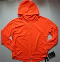 NIKE ICON CLASH SPHERE LONG SLEEVE HOODED RUNNING TOP ORANGE CZ1615-809 WOMEN S - S Regular