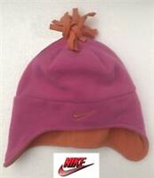 Nike Child Unisex Tassel Fleece Ear Cover Pompom Hat Beanie