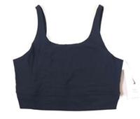 NIKE YOGA LUXE INFINALON DRI FIT CROP TANK TOP BLACK CV0576-010 WOMEN XS S M - M Regular