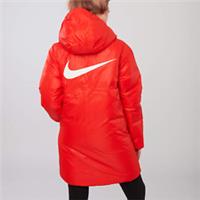 NIKE SPORTSWEAR REVERSIBLE PUFFER PARKA JACKET COAT RED CD9050-634 WOMEN M - M Regular