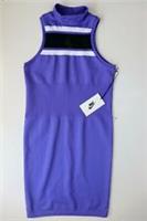 NIKE NIKELAB STRETCH KNIT SLEEVELESS DRESS PURPLE AJ2124-010 WOMEN ALL SIZES - S Regular