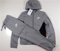 NIKE SPORTSWEAR FLEECE TRACKSUIT HEATHER CJ4342-091 UNISEX KIDS BOYS GIRLS XS