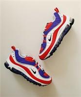 NEW Nike Air Max 98 AH6799-501 Red Purple White Sneakers Trainers UK 4 EUR 37.5