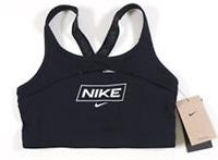 NIKE PRO SWOOSH DRI FIT MEDIUM SUPPORT TRAINING BRA BLACK DQ5252-010 WOMEN M - M Regular