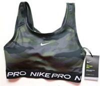 NIKE PRO SWOOSH CAMO MEDIUM SUPPORT DRI FIT TRAINING BRA CU7353-010 WOMEN S - S Regular