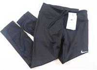 NIKE FAST RUNNING TIGHT FIT MID-RISE CROP 3/4 TIGHTS BLACK DB4380-010 WOMEN XS S - S Regular