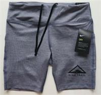 NIKE FAST TRAIL RUNNING DRI FIT REFLECTIVE 7" TIGHT SHORTS CU6262-498 - WOMEN XS - XS Regular