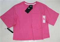 NIKE SPORTSWEAR COTTON JERSEY SHORT SLEEVE CROP TOP PINK CT0874-698 WOMEN S M - M Regular
