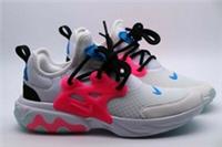 NIKE REACT PRESTO GS RUNNING TRAINERS WHITE PINK BQ4002-101 - KIDS GIRLS UK4.5