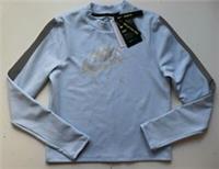 NIKE AIR MIDLAYER DRI FIT LONG SLEEVE SLIM MOCK TOP - BLUE CU3331-407 - WOMEN S - S Regular