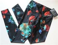 NIKE POWER FLORAL PRINT DRI FIT TRAINING TIGHTS - BLACK BV5723-487 - WOMEN S - S Regular