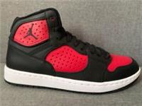 NIKE JORDAN ACCESS LEATHER BLACK/GYM RED-WHITE AR3762 006 UK 6,5 US 7,5 EUR 40,5