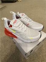 Nike Air Max 270 White Bright Crimson Volt UK4