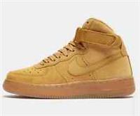 Nike Air Force 1 GS Girls Boys Trainers Wheat Brown Size Uk 4,4.5,5,5.5,6