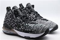 NIKE LEBRON XVII GS BASKETBALL FLYKNIT TRAINERS BQ5594-002 - KIDS BOYS GIRLS UK6