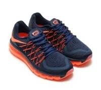 Nike Air Max running us 7 uk 4.5 euro 38 navy blue and orange brand 698903 408