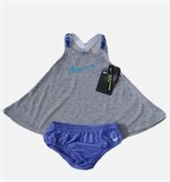 Nike Baby Girl Grey & Heather Vest Top and Jersey Pants Set Size 6 Mths 62-68 cm