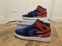 Nike Air Jordan 1 MID SS(GS) /Concord Black-University Red/ UKsize 5.5/ Euro...