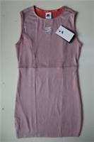 NIKE AIR SPORTSWEAR STRETCH KNIT SLEEVELESS DRESS - PINK DD5437-814 WOMEN S - S Regular