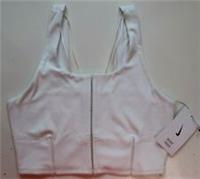 NIKE YOGA LUXE INFINALON DRI FIT CROP TANK TOP - WHITE CJ3665-121 WOMEN 2XL - 2XL Regular