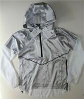 NIKE TECH PACK WATER REPEL HOODED METALLIC RUNNING JACKET AT1128-095 WOMEN S - S Regular