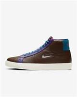 NIKE SB ZOOM BLAZER MID PREMIUM LEATHER - BROWN / WHITE - UK 7, 8, 9.5, 12