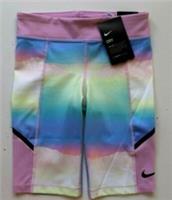 NIKE TECH PACK DRI FIT PRINTED BIKE TRAINING SHORTS CU8378-676 - KIDS GIRLS M