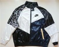 NIKE SPORTSWEAR RETR0 WINDBREAKER WOVEN TRACK JACKET AR3025-010 WOMEN M - M Regular