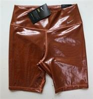 NIKE ICON CLASH METALLIC SHIMMER SHINE TIGHT 7" BIKE SHORTS CZ1143-834 WOMEN S - S Regular