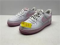 Nike Air Force 1 Low White Pink Bubblegum Women Trainer Shoe UK 5 #9133