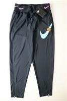 NIKE SPORTSWEAR SWOOSH LOGO PANTS JOGGERS BLACK CJ7421-010 KIDS GIRLS M