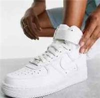 Nike Air Force 1 GS Girls Boys Trainers Triple White Size Uk 4,4.5,5,5.5